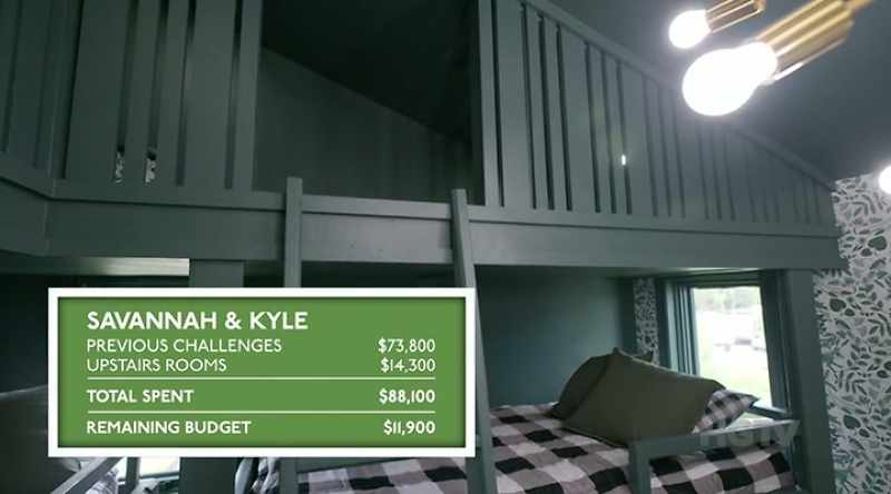But Kyle's costly mistake measuring the bunk beds