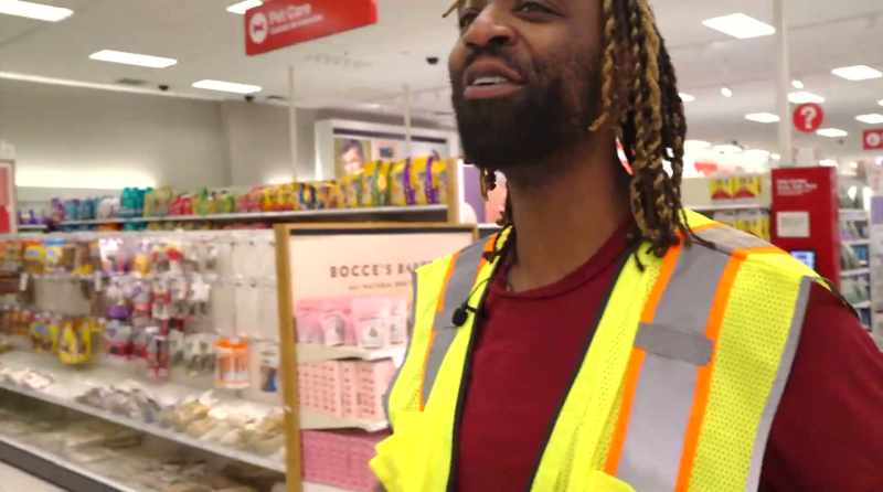 But look at him, funky ass dreads on his head