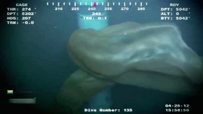 BUT MAYBE THE SUBMERSIBLE IS ACTUALLY GENERATING THOSE WAVES