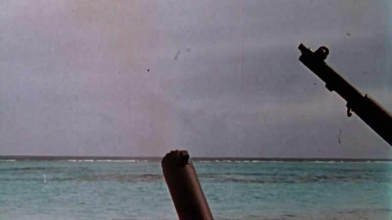 But not before the American base takes a hit