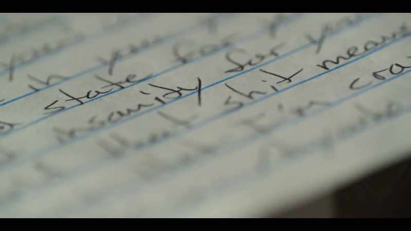 But now, with him being in prison, reading the letters