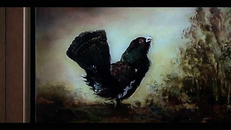 But other than the bird, he paints the exact same thing