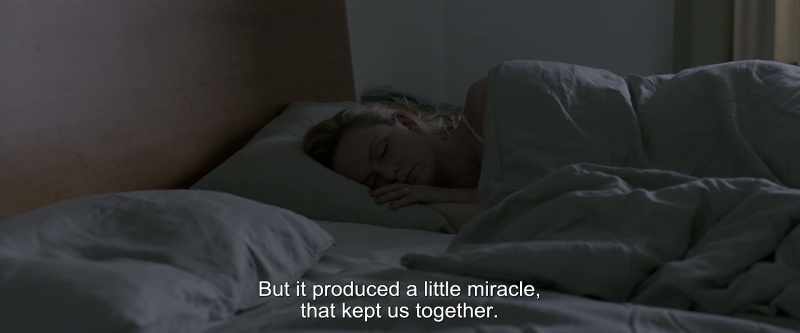 But it produced a little miracle, that kept us together