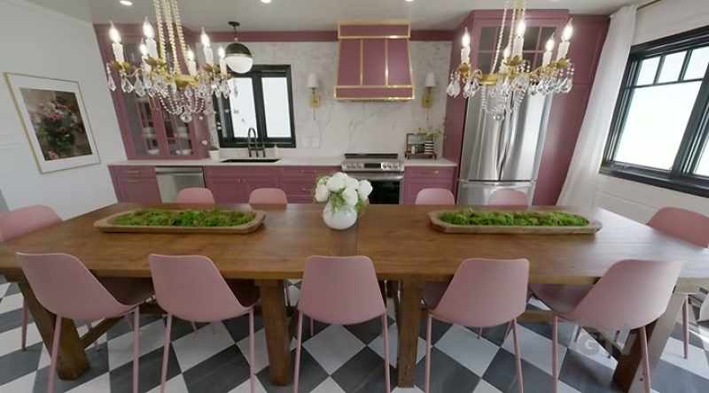 But putting in that big, long dining room