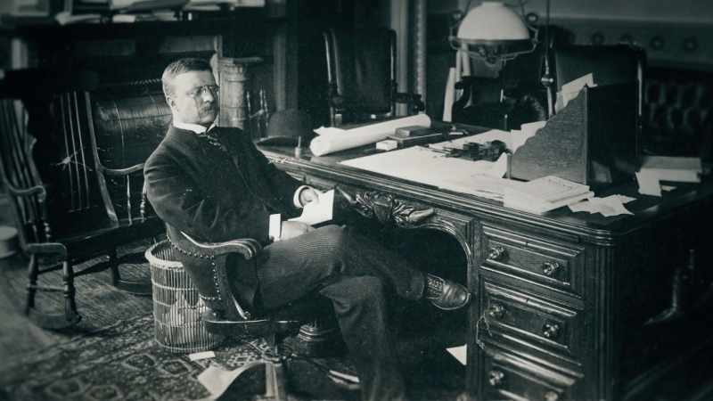 But for Roosevelt, his father did not