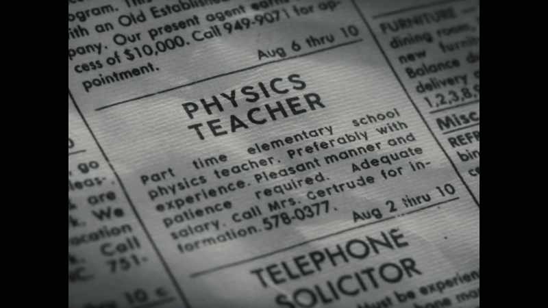 But, shortly after, George became a physics teacher