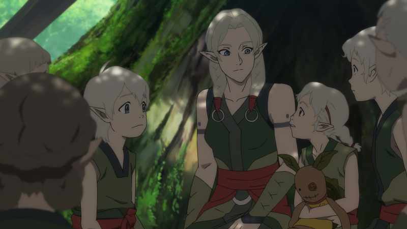 But some elves, they did say their prayers to her?