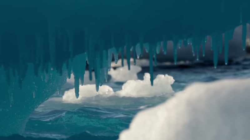 But temperatures in the Arctic are now