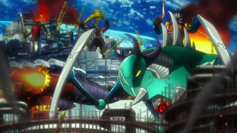 But Tetsuya, who was driving Great Mazinger