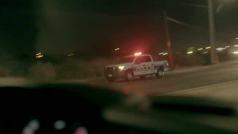 But the cops never opened her trunk