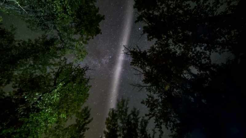 BUT THE EERIE LIGHT SOURCE