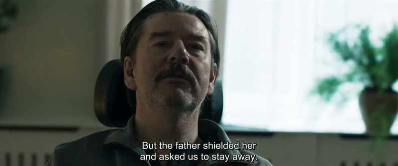 But the father shielded her and asked us to stay away