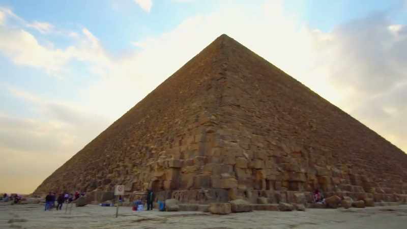 But the great pyramid isn't only about scale