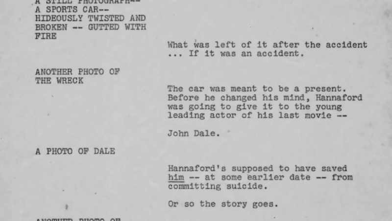 But the information that he wrote for that introduction