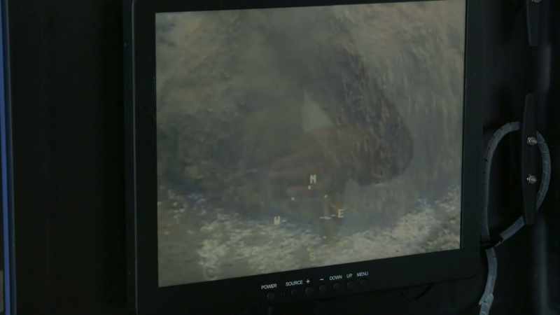 But the resolution from the ROV's camera