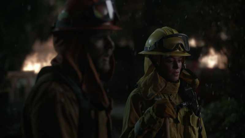 But if the trees are wrapped in fire blankets
