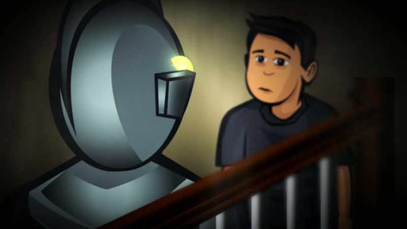 But then I was standing again in that small hallway