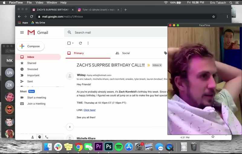 But there's someone trying to murder you