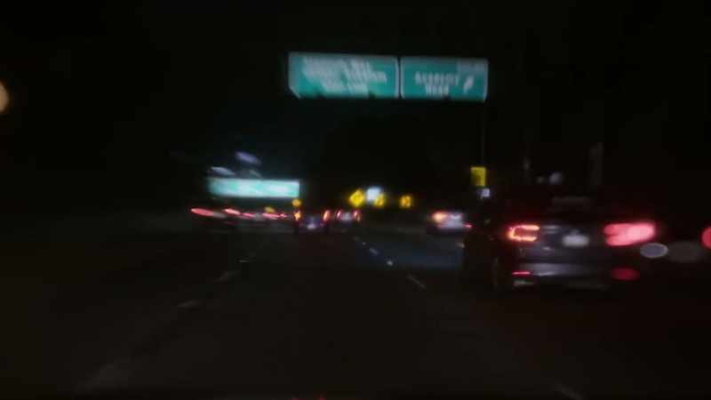 But as they were driving north, when they were around that