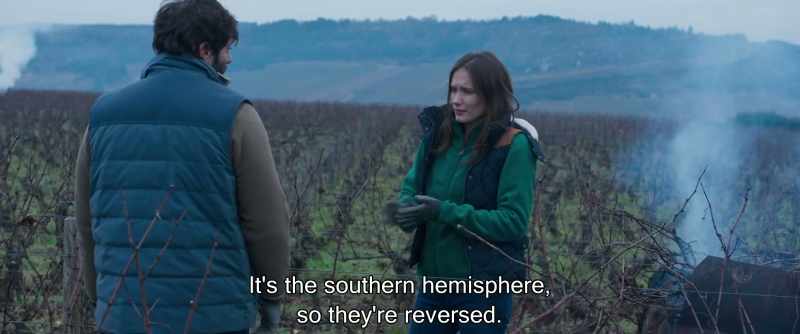 But they're not as distinct. More like California