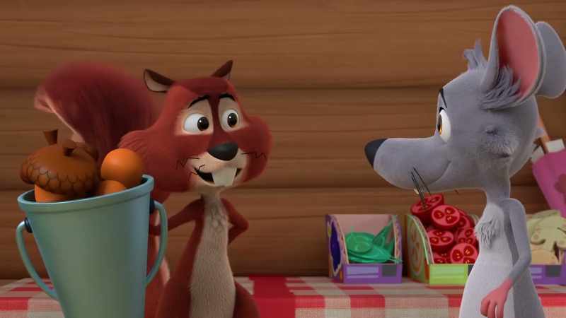 But this time, with acorns and pizza together!