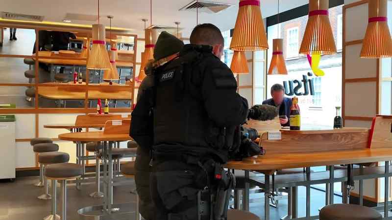 But we told 'em we're filming a documentary