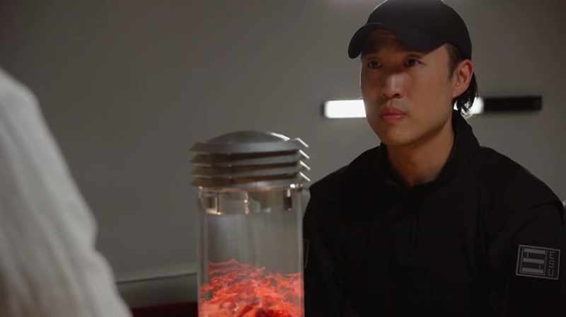 But they used the red Ash on him