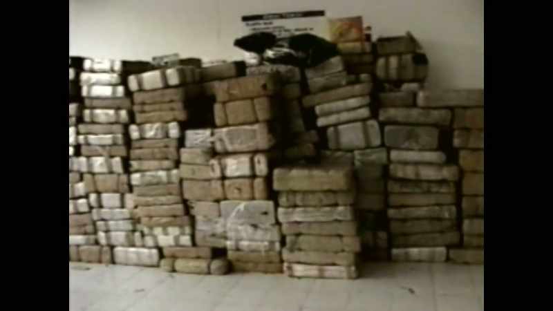 But this was cocaine, weapons, money