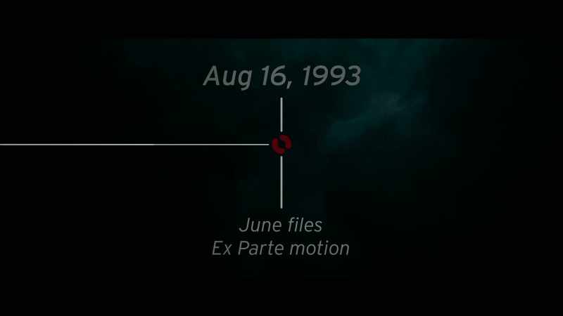 But what happened was June filed an ex parte motion