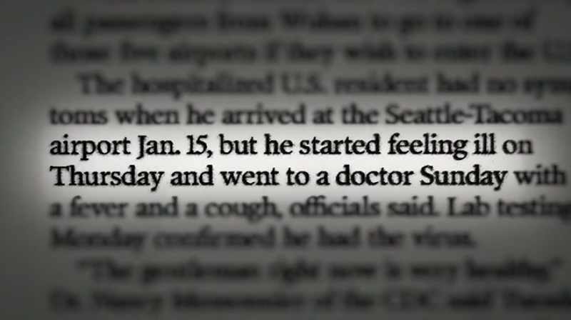 But if you recall, he was not tested