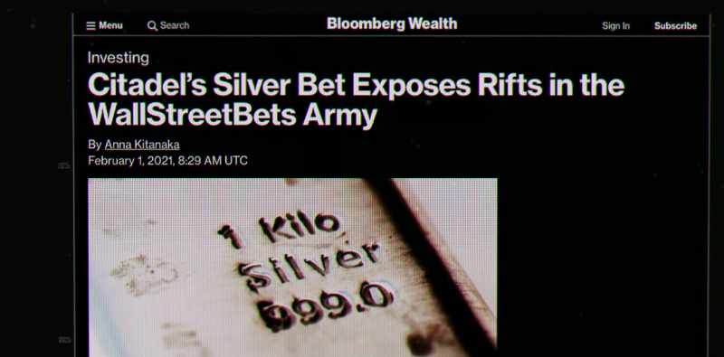But if you were to look into silver