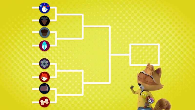 But if you win, you move on to the next round