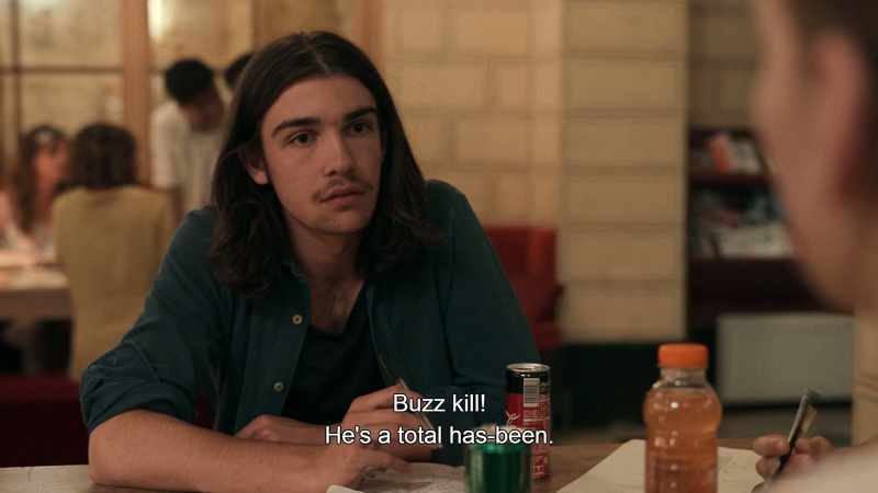 Buzz kill! He's a total has-been. - He made some good stuff, right?