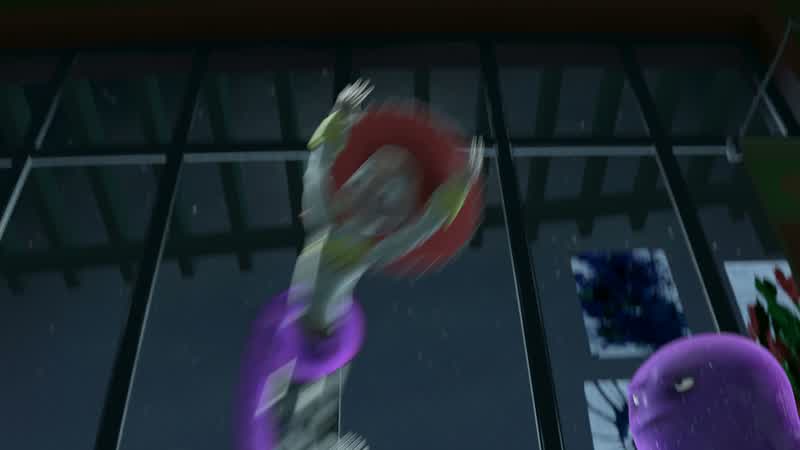 Buzz We're your friendsSpare me your lies temptressYour emperor's defeatedand I'm immune to your bewitching good looks