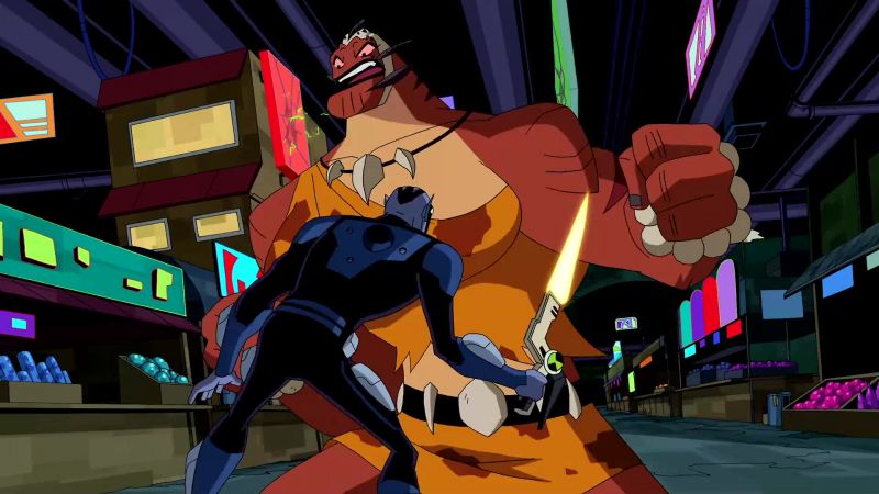 >> Buzzshock: [ GIGGLING ] >> TAKE THIS, REDSPOT!