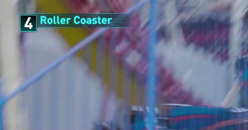 by losing to Grant's roller coaster at number four
