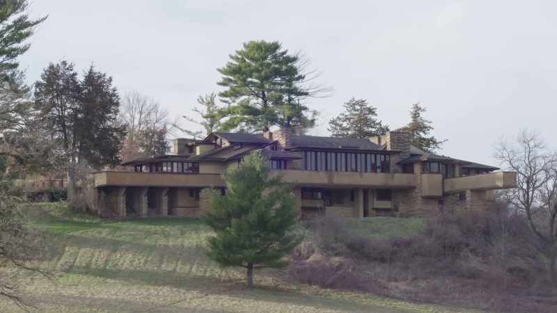 By now, Frank Lloyd Wright was 70 years old