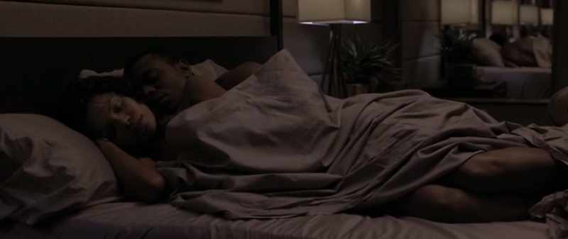 By now, Robert was spooning her, I'm sure