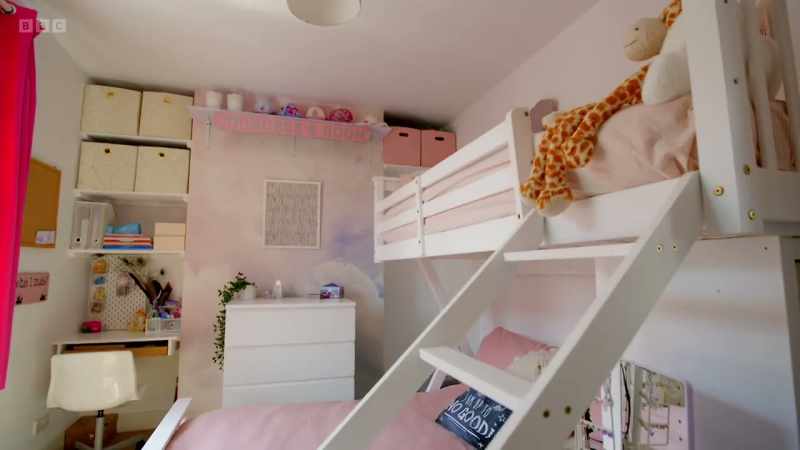 By repositioning and repurposing the beds, Rob was able to create