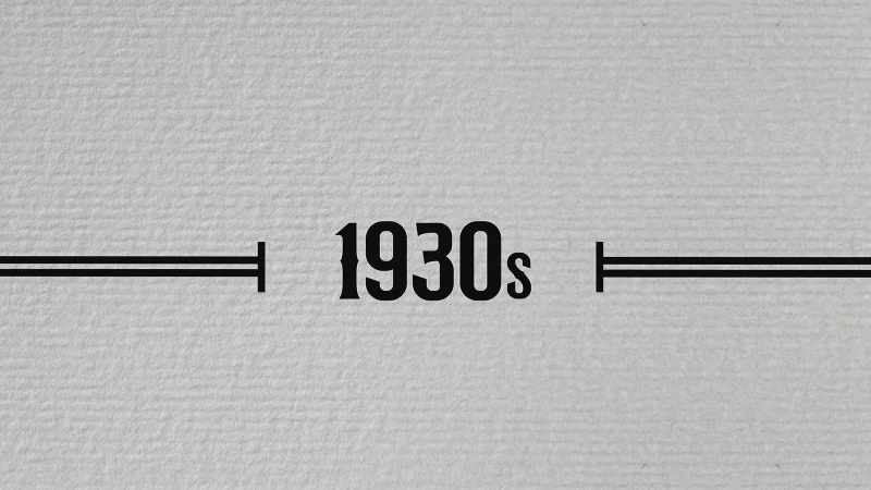 By the 1930s