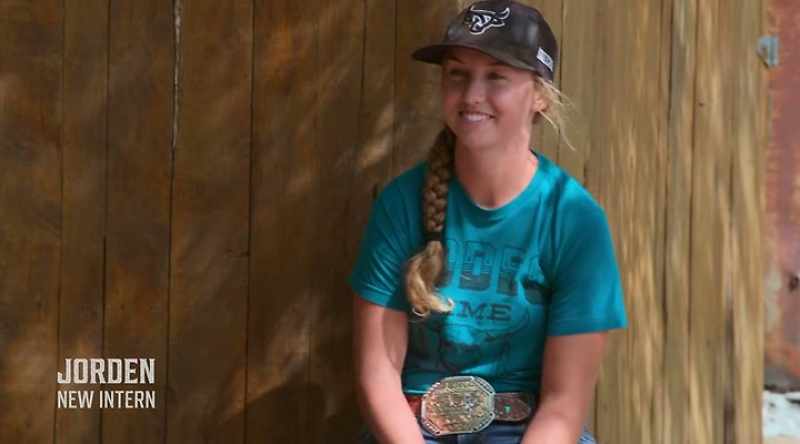 By the way, she rides bulls. Do you perform well under pressure?