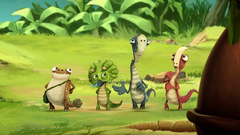 Bye, Mini Giganto! Have a fun adventure!