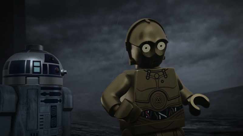 C-3PO: (GASPING) I'm... I'm stuck!