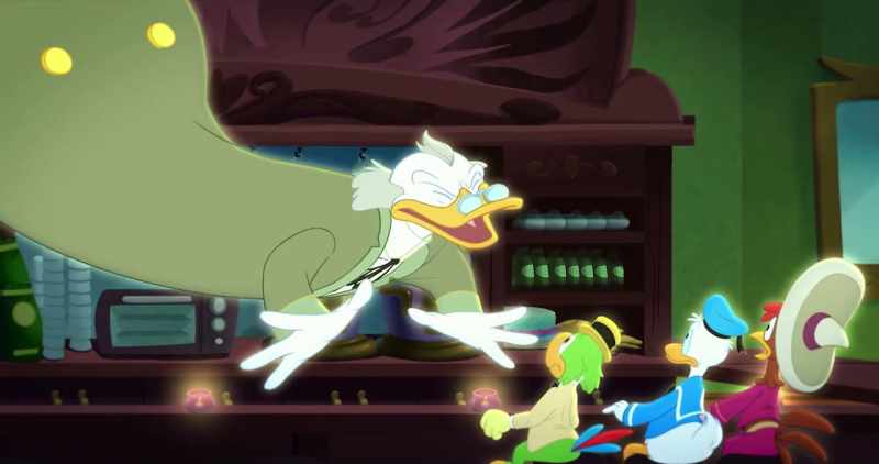 (Caballeros gasp)
