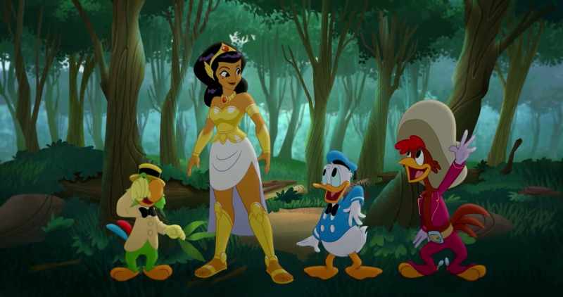 (Caballeros gasp)