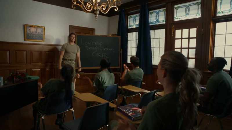 (cadets cheering)