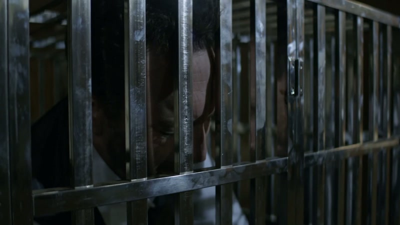 [cage clanks]