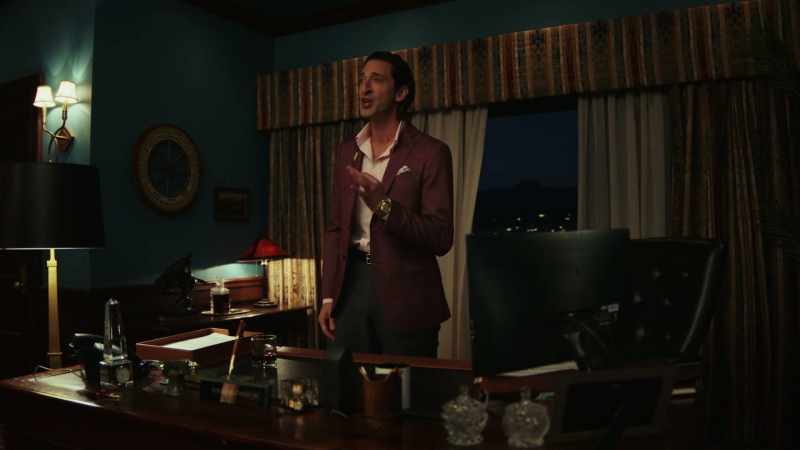 Caine's having a long dinner, and thank God