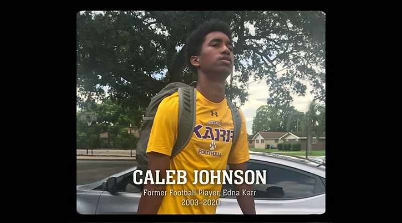 Caleb, he wasn't with us on the team any longer