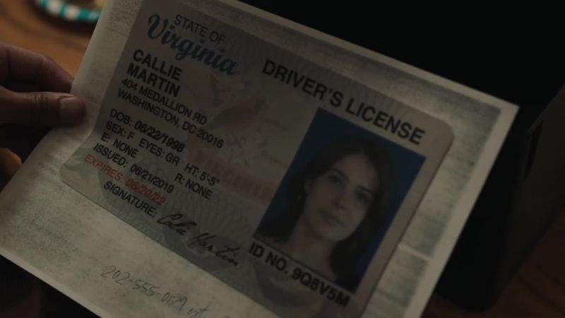 Callie Martin's DMV photo